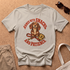 Armed With Snacks T-Shirt - Sand