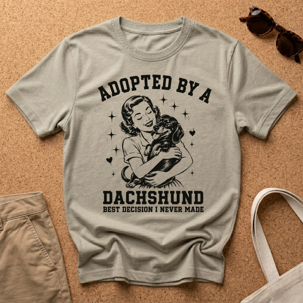 Adopted by a Dachshund T-Shirt