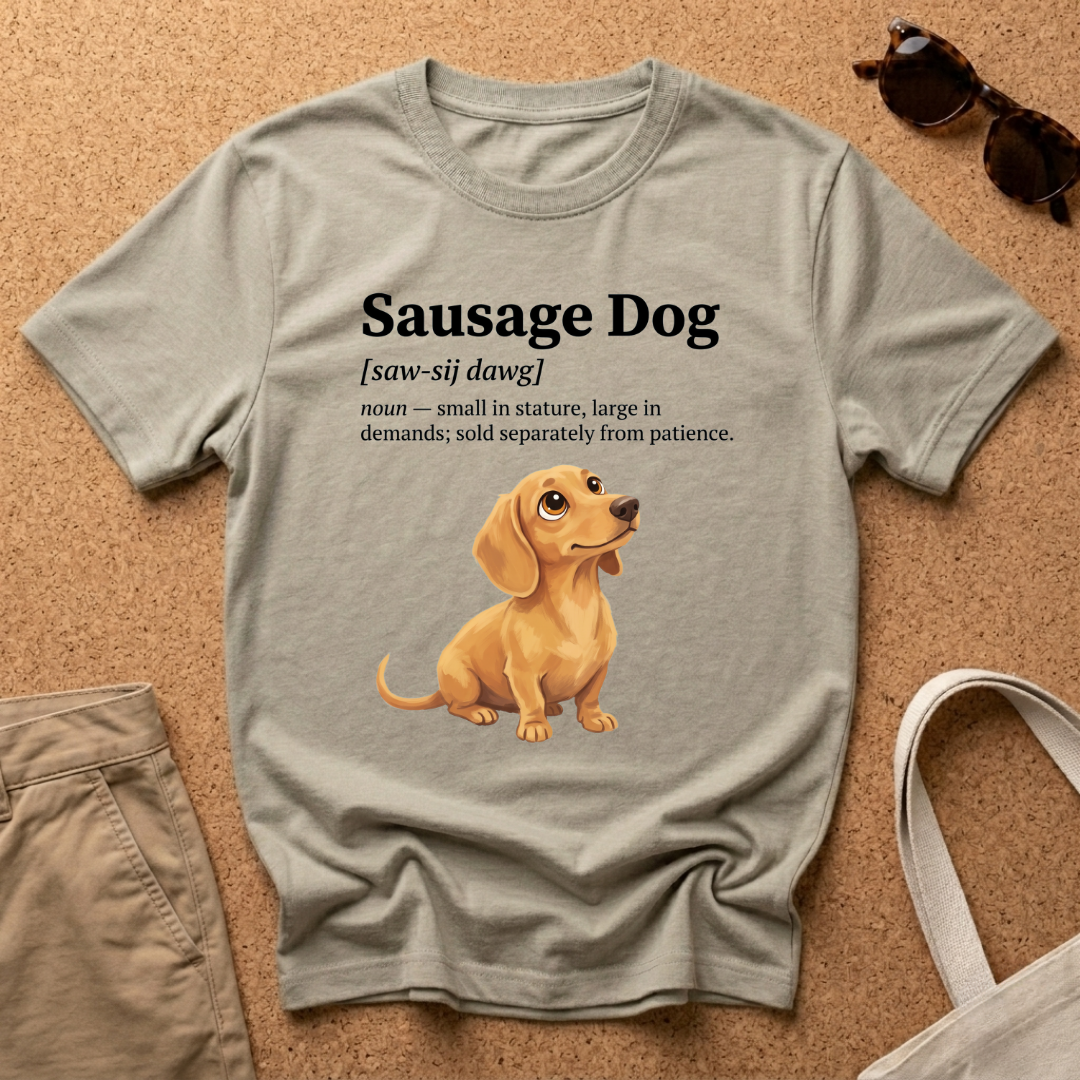 Sausage Dog Noun T-Shirt