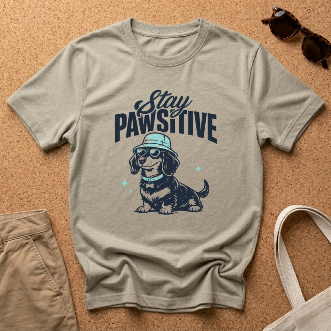 Stay Pawsitive T-Shirt