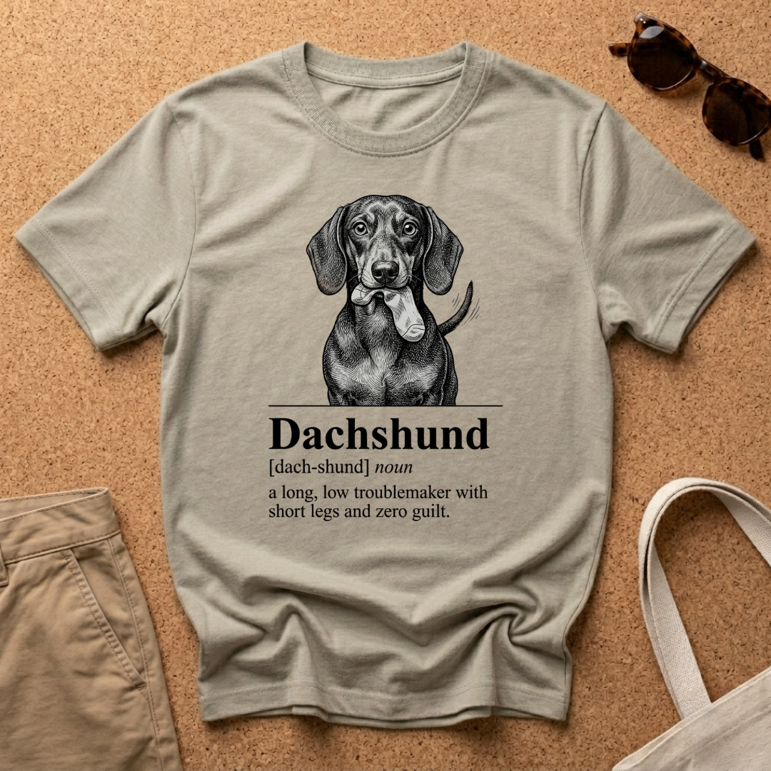 Dachshund Sock Thief T-Shirt