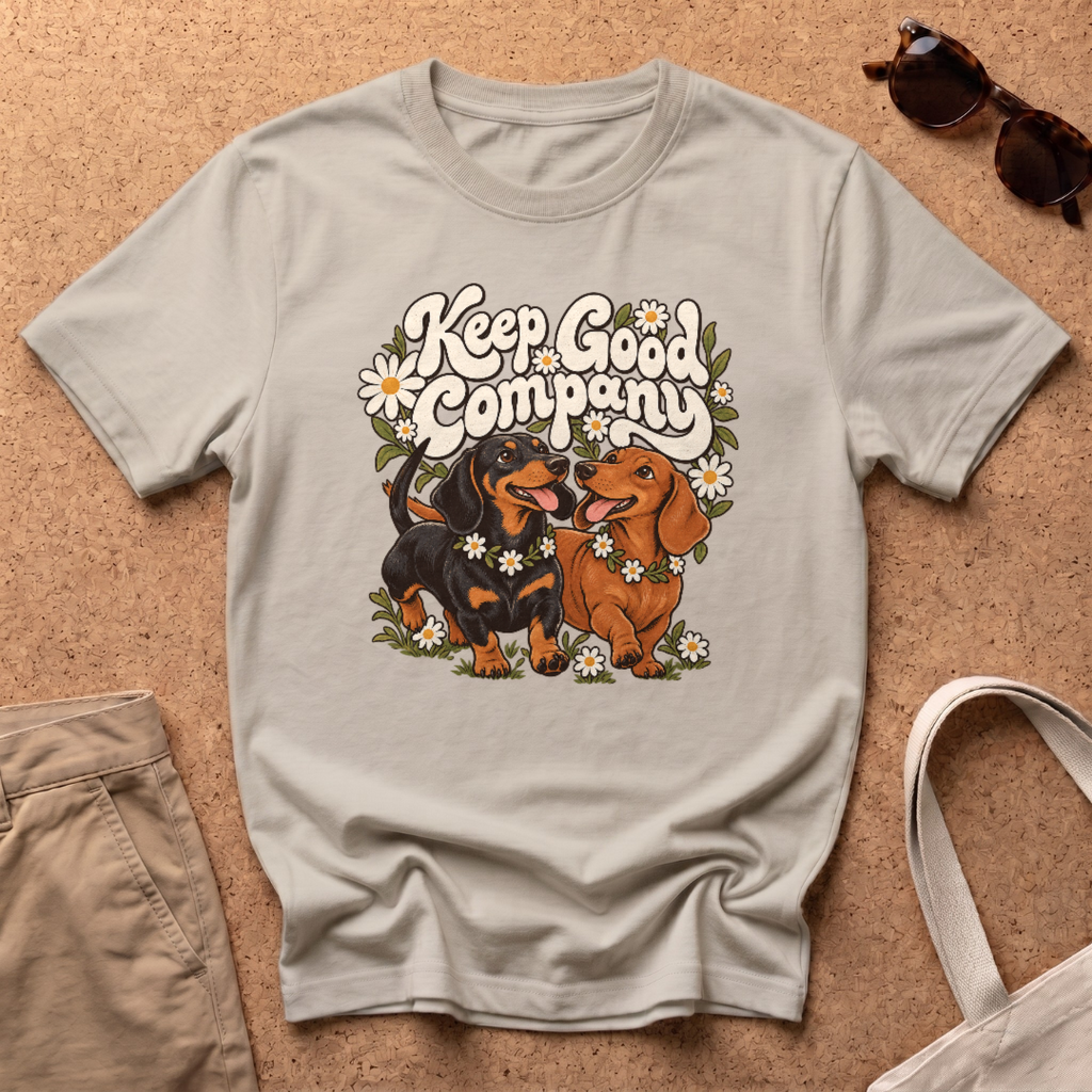 Keep Good Company T-Shirt - Sand