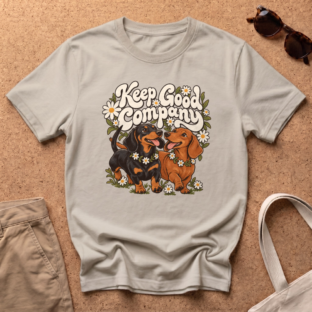 Keep Good Company T-Shirt - Sand