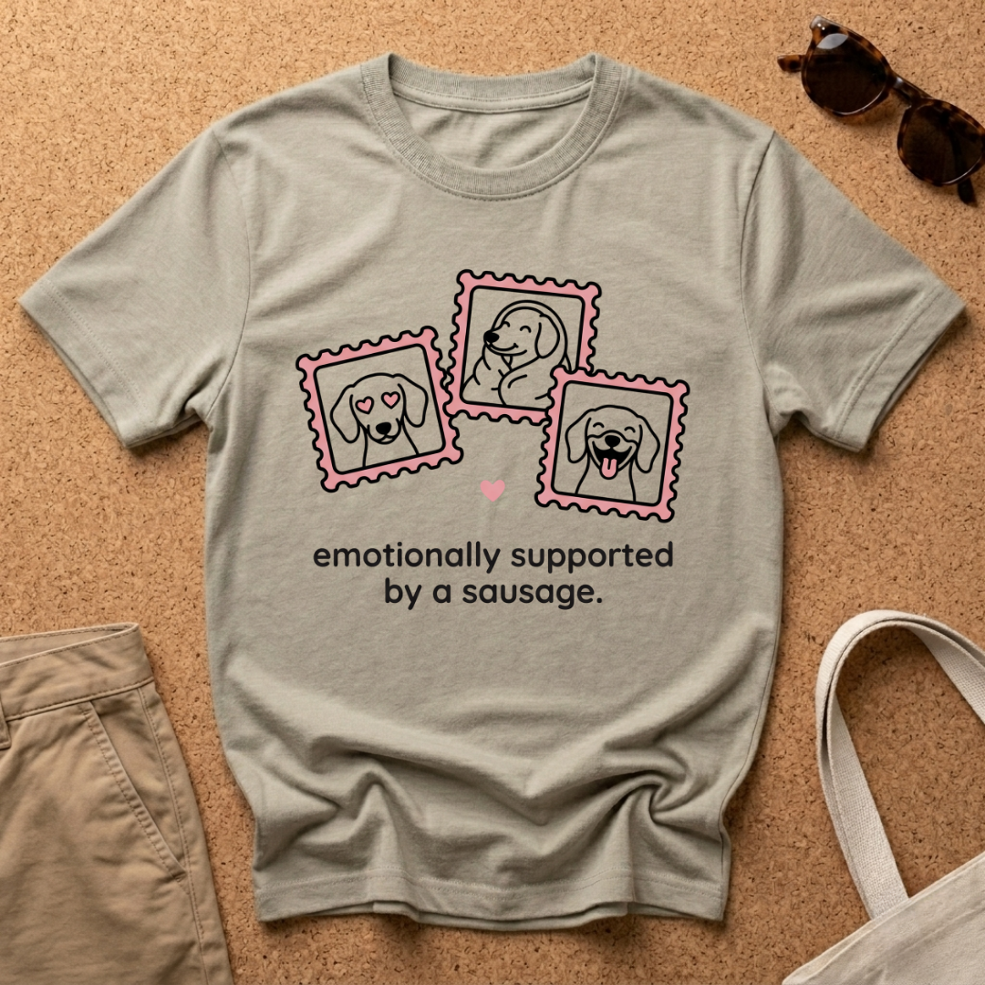 Emotionally Supported Stamps V2 T-Shirt