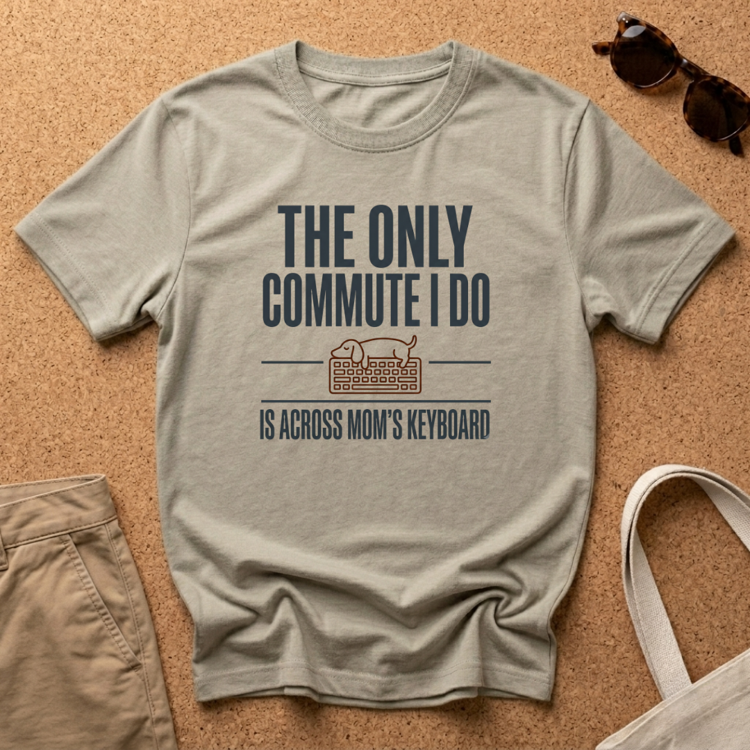 Across Mom's Keyboard T-Shirt