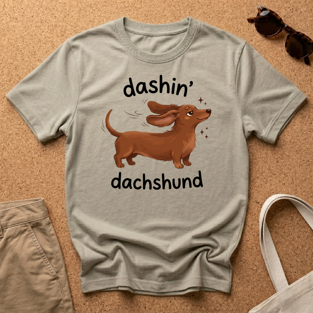 Dashin Dachshund T-Shirt
