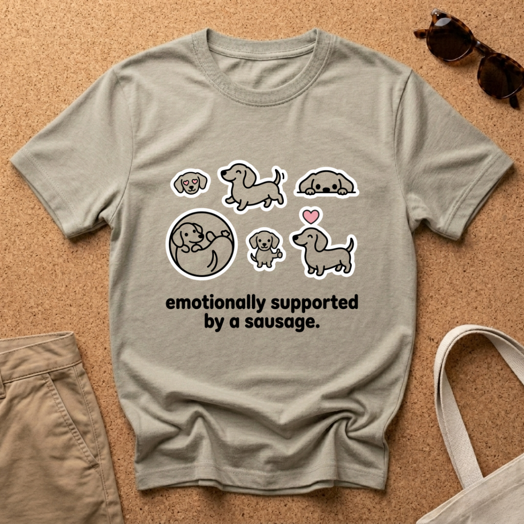 Dachshund Stickers T-Shirt