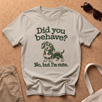Did You Behave T-Shirt - Sand