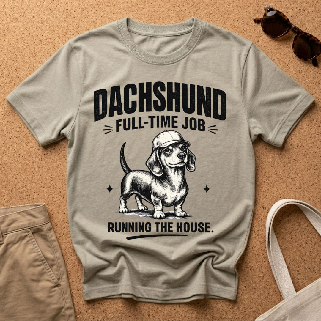 Dachshund Runs the House T-Shirt
