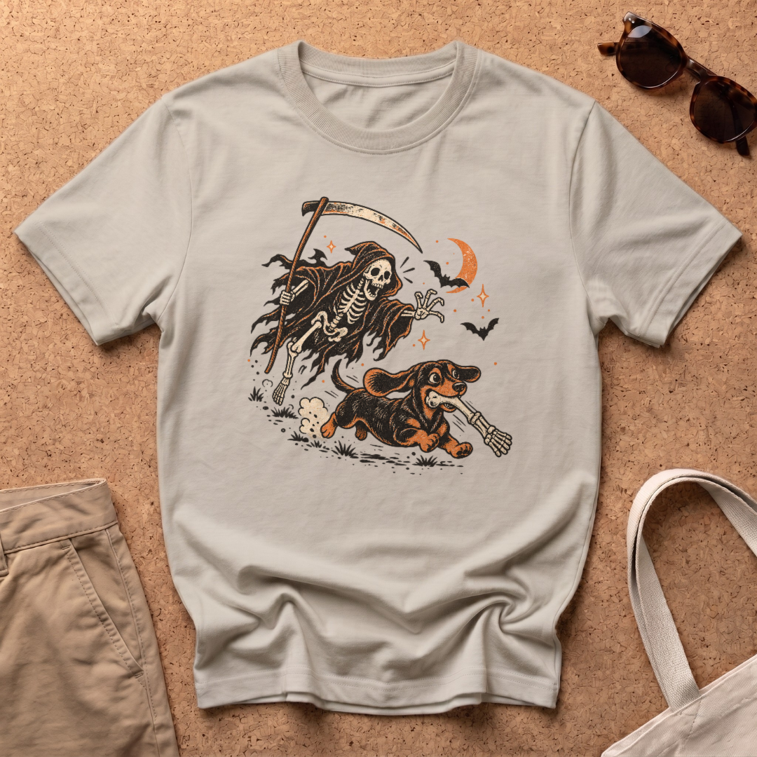 Halloween Chase T-Shirt - Sand