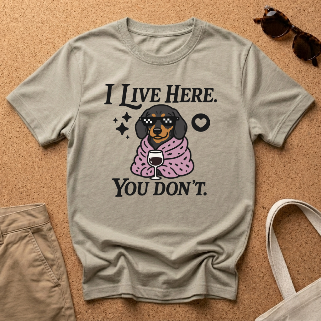 I Live Here. You Don't. T-Shirt