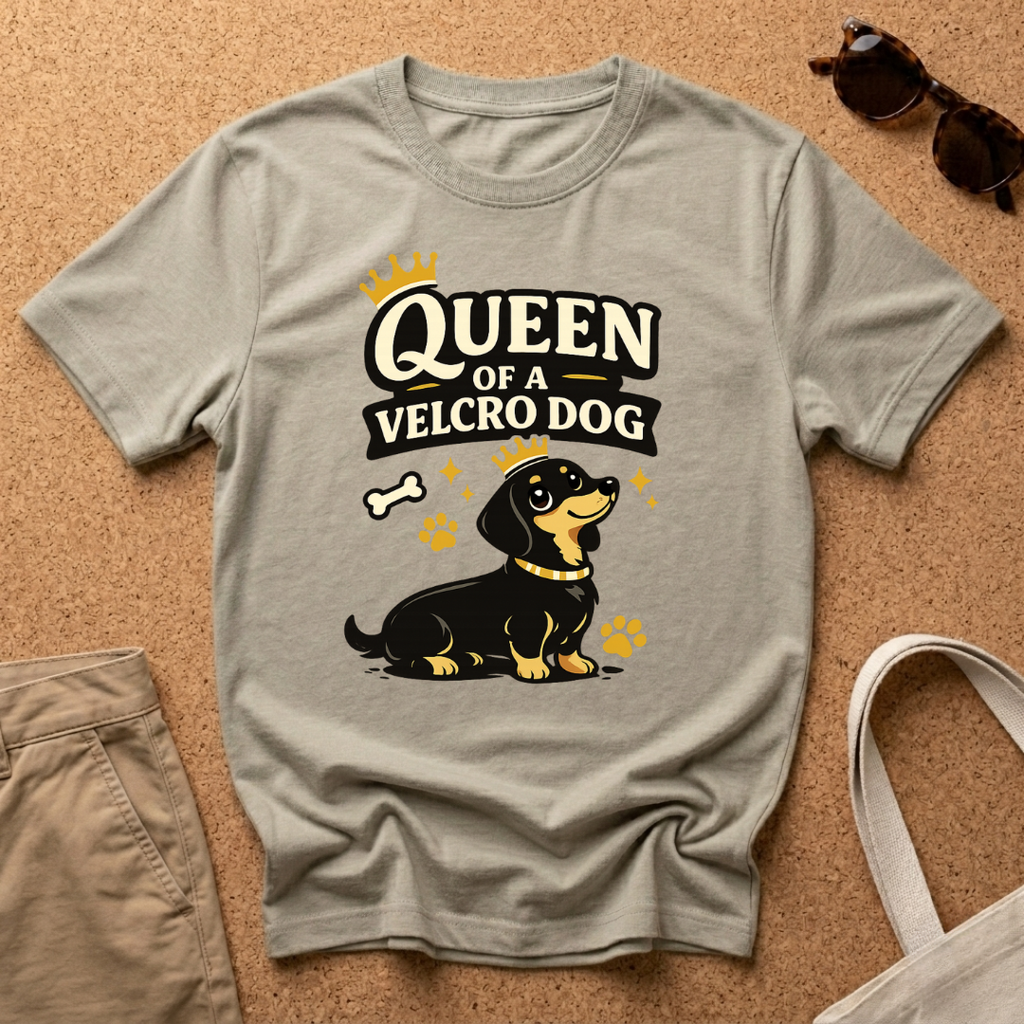 Queen of a Velcro Dog T-Shirt