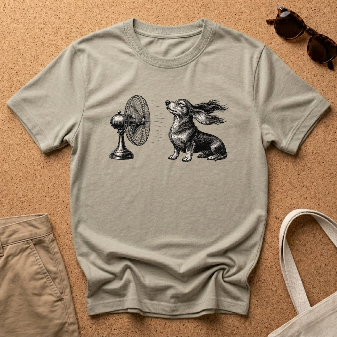 Windblown Dachshund T-Shirt