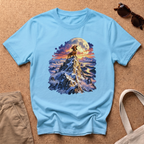 Dachshund King Mountain T-Shirt - Sky