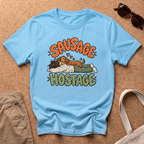 Sausage Hostage T-Shirt - Sky