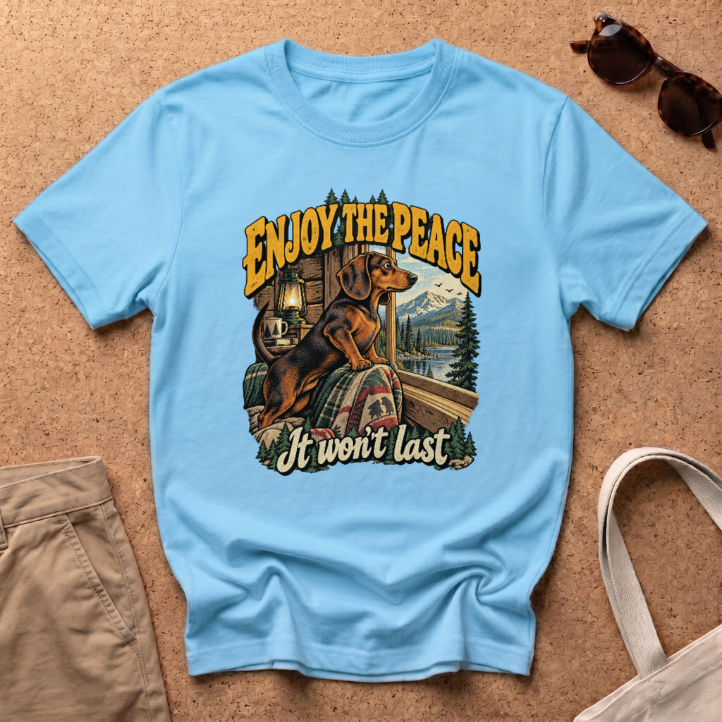 Enjoy The Peace T-Shirt - Sky