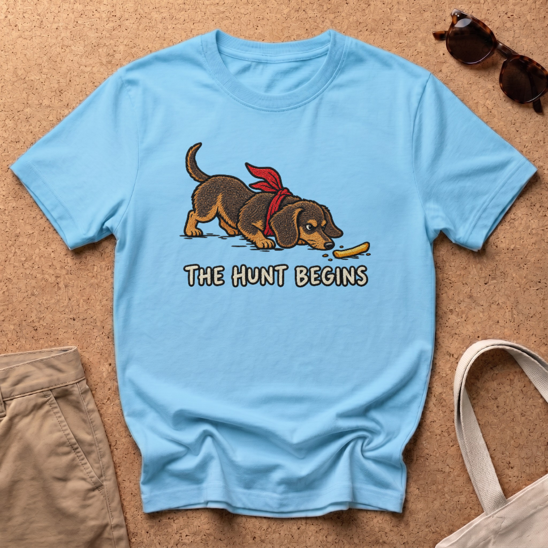 The Hunt Begins T-Shirt - Sky