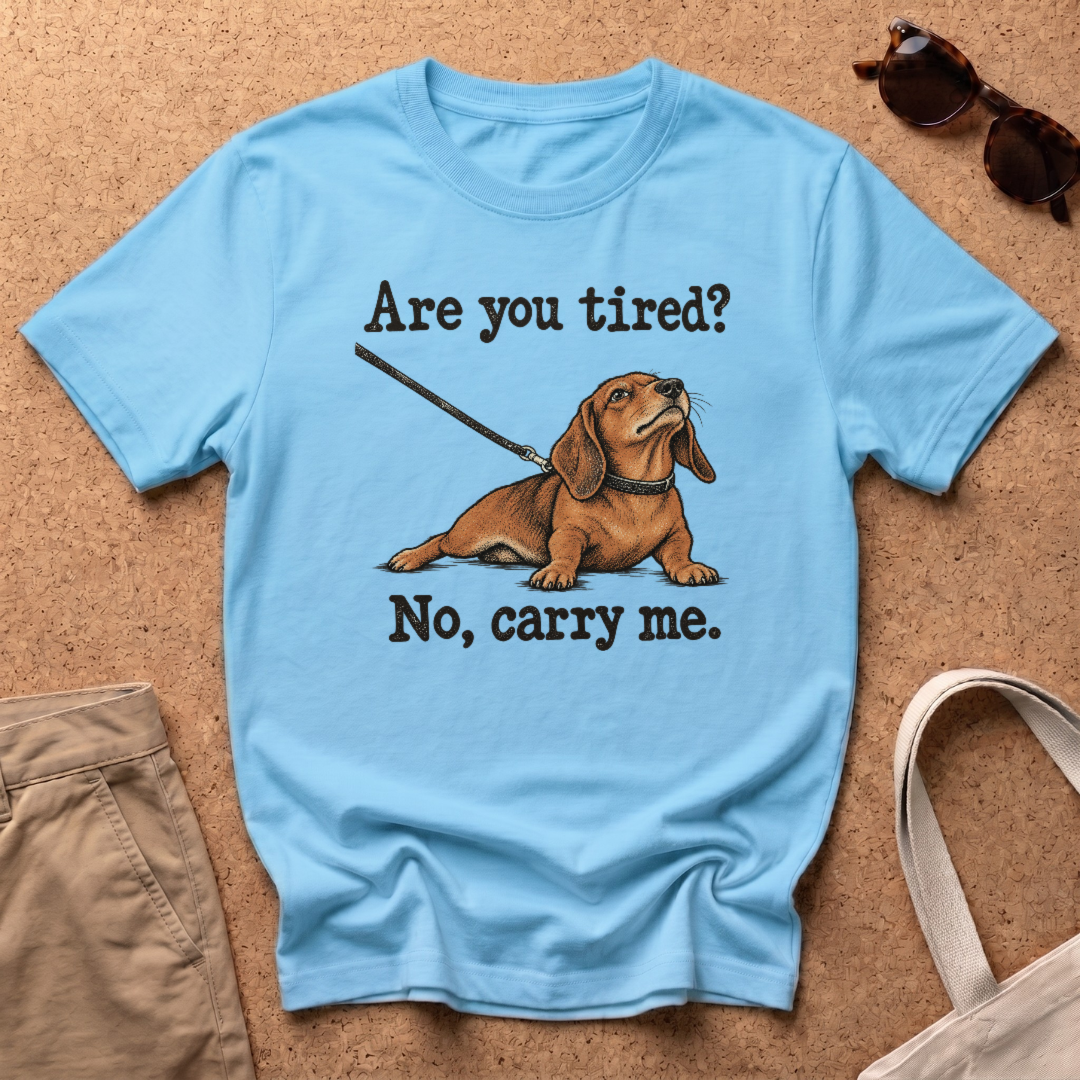 Are You Tired T-Shirt - Sky