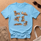 Watercolor Collage T-Shirt - Sky