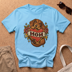 Mom Tattoo T-Shirt - Sky