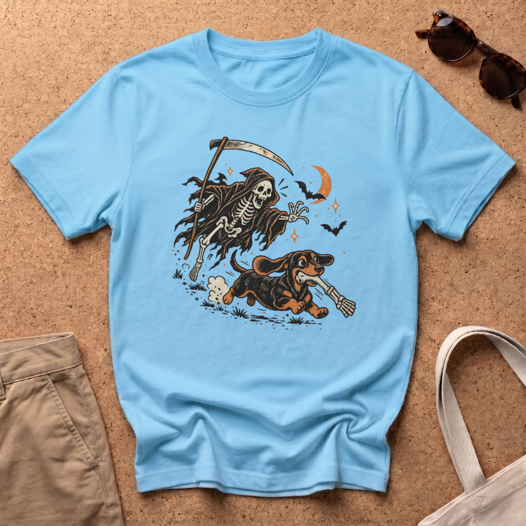 Halloween Chase T-Shirt - Sky
