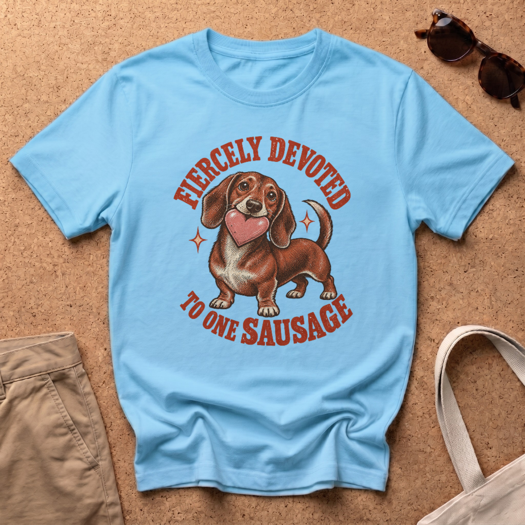 Fiercly Devoted T-Shirt - Sky
