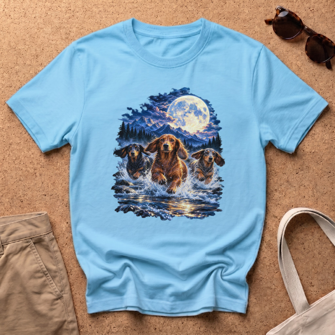 Moonlit River T-Shirt - Sky