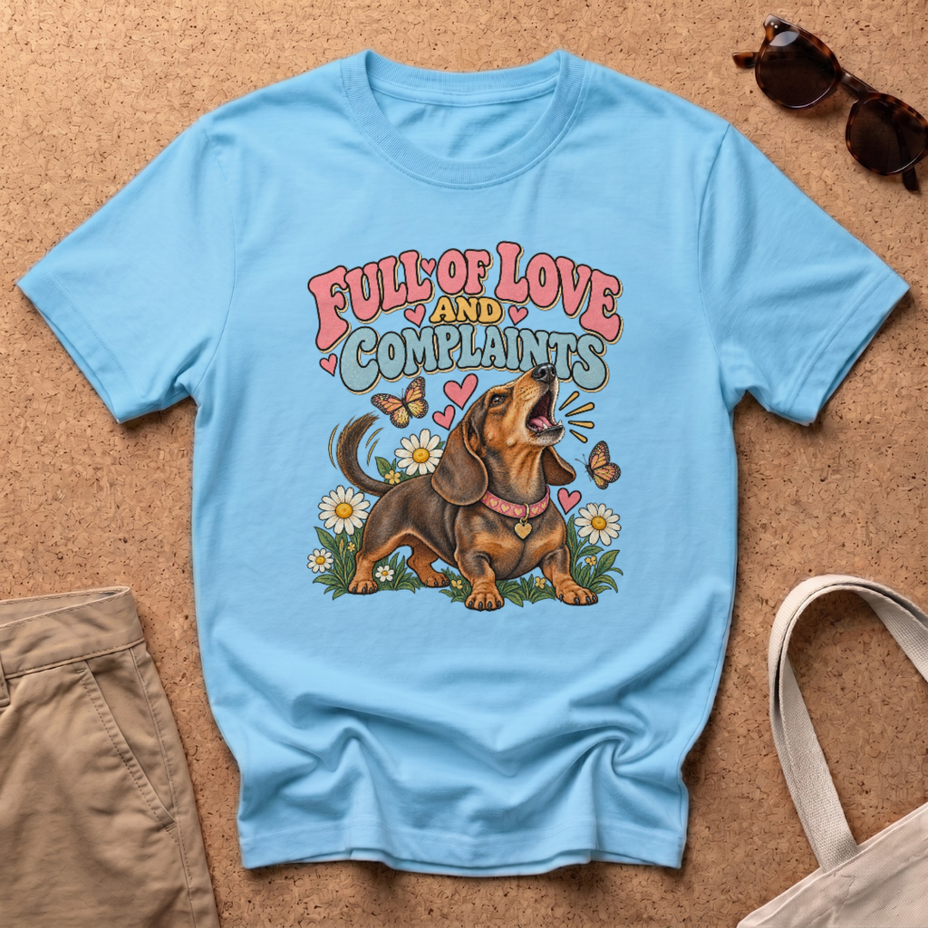 Full Of Love T-Shirt - Sky
