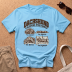 Dachshunds Sleeping T-Shirt - Sky