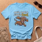 Slightly Feral T-Shirt - Sky