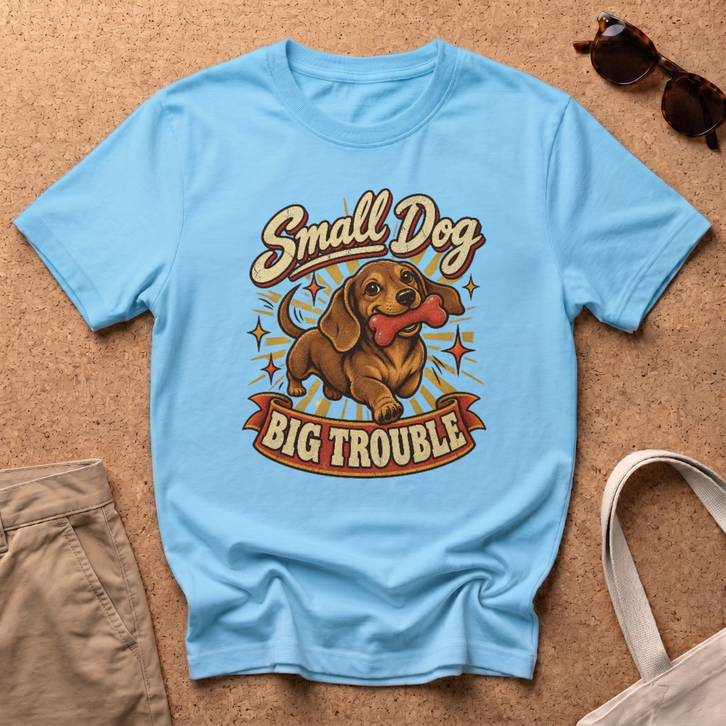 Big Trouble T-Shirt - Sky