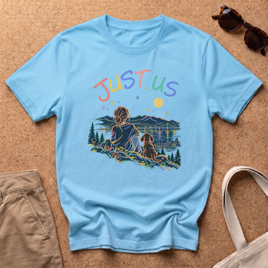 Just Us Two T-Shirt - Sky