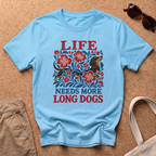 Life Long Dogs T-Shirt - Sky