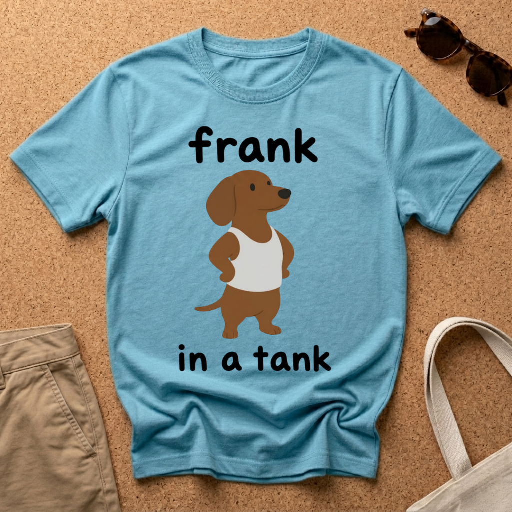 Frank in a Tank T-Shirt