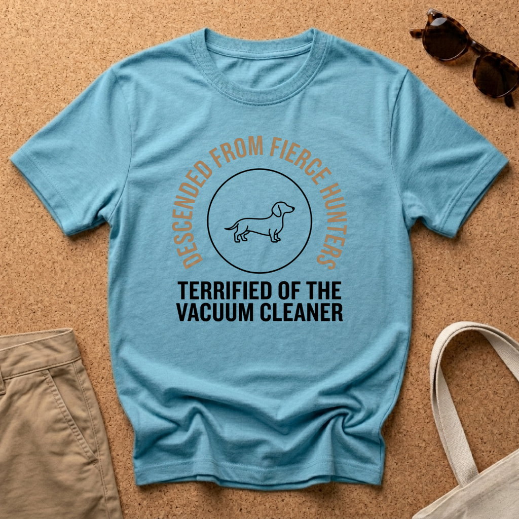 Terrified of the Vacuum Cleaner T-Shirt