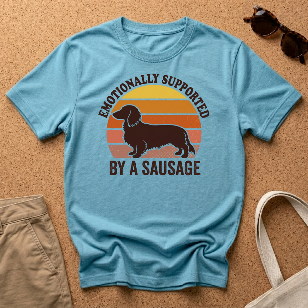 Emotionally Supported Retro T-Shirt