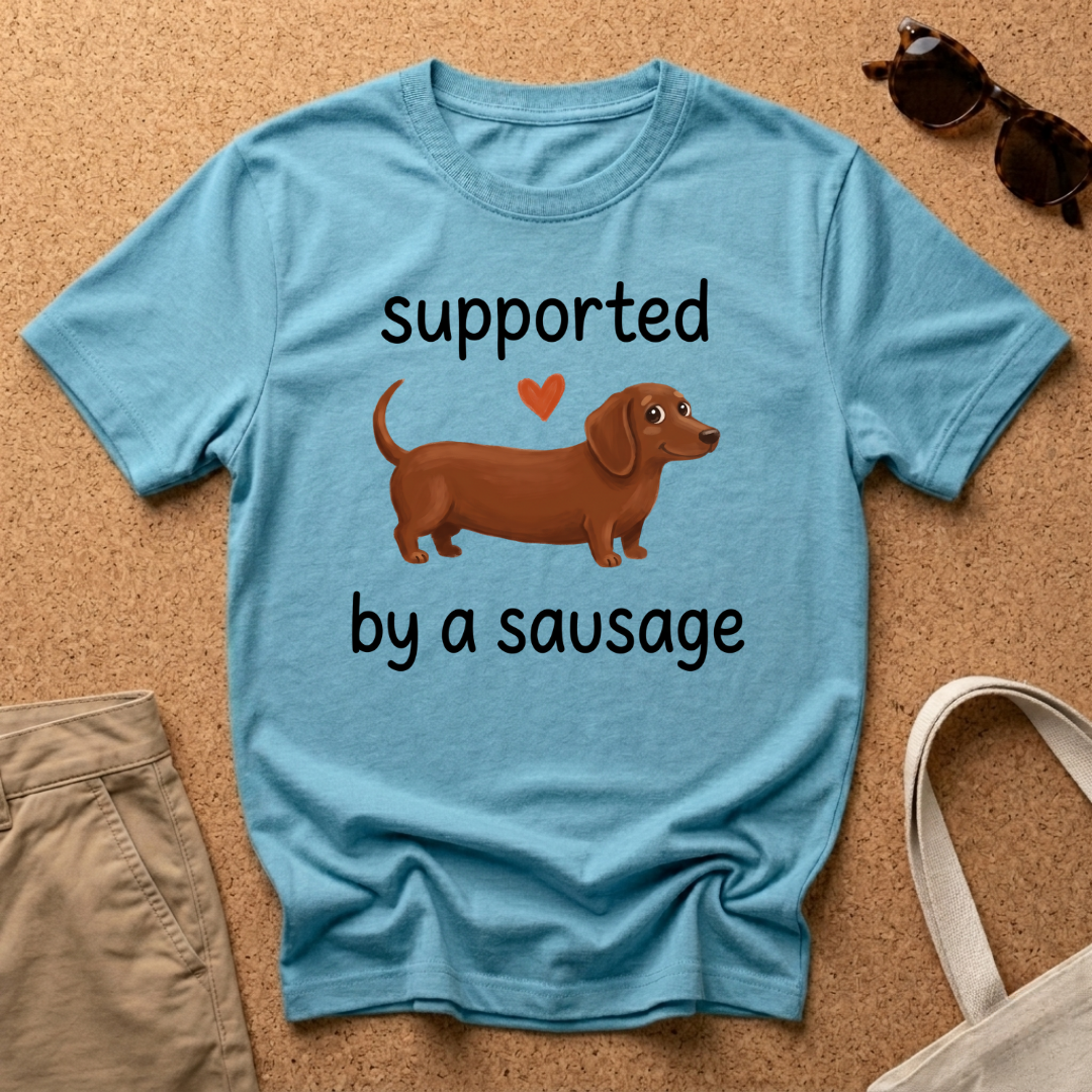 Supported Sausage Heart T-Shirt