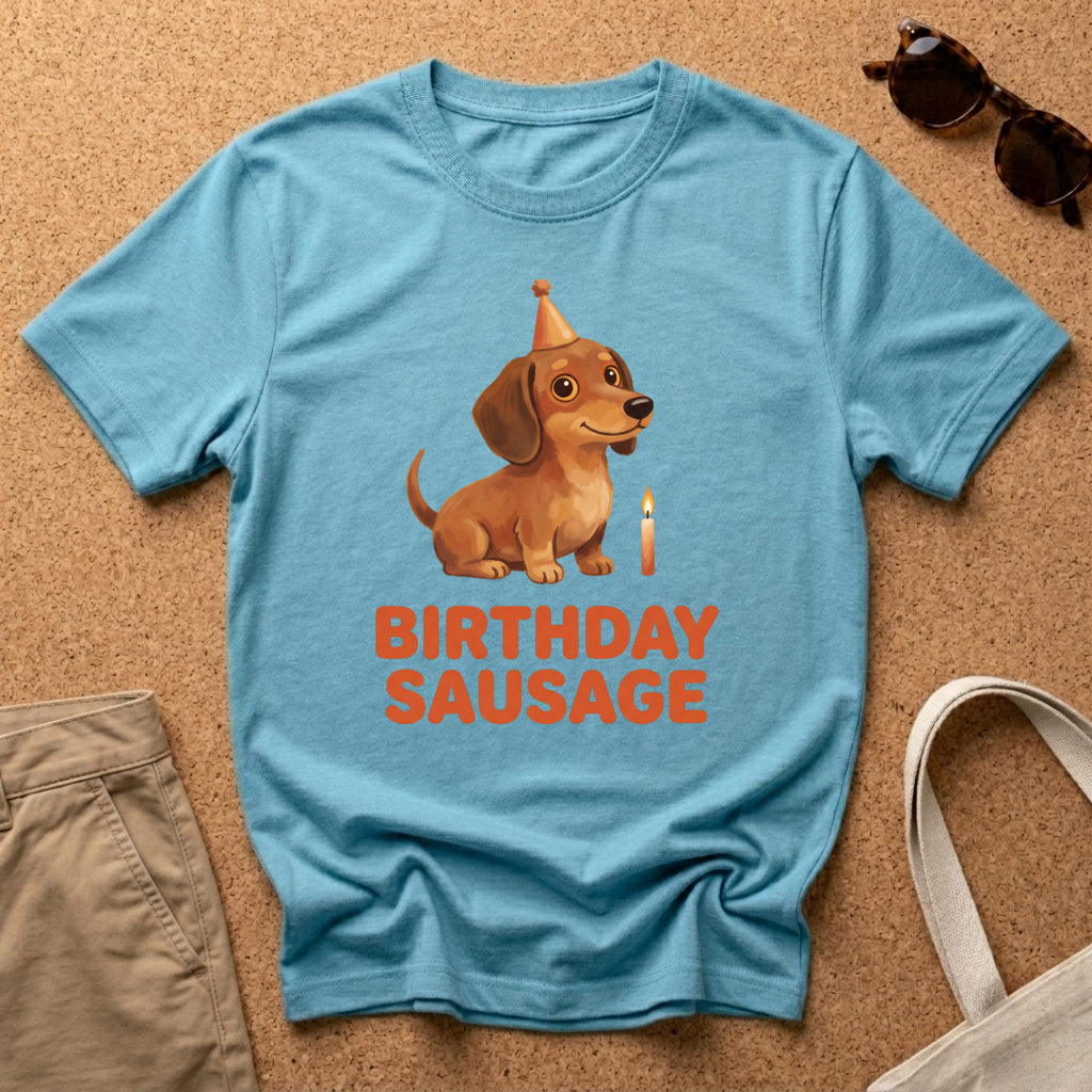 Birthday Sausage Cute T-Shirt