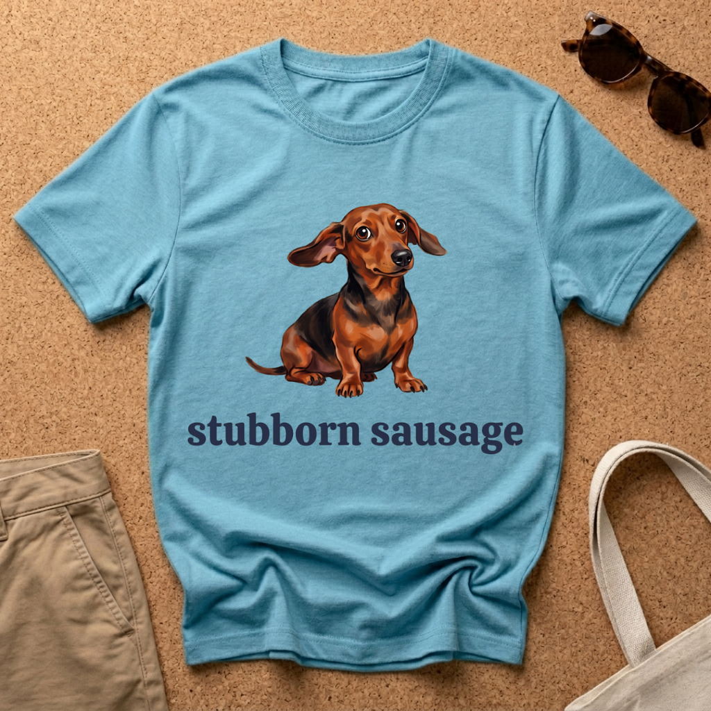 Stubborn Sausage Cute T-Shirt