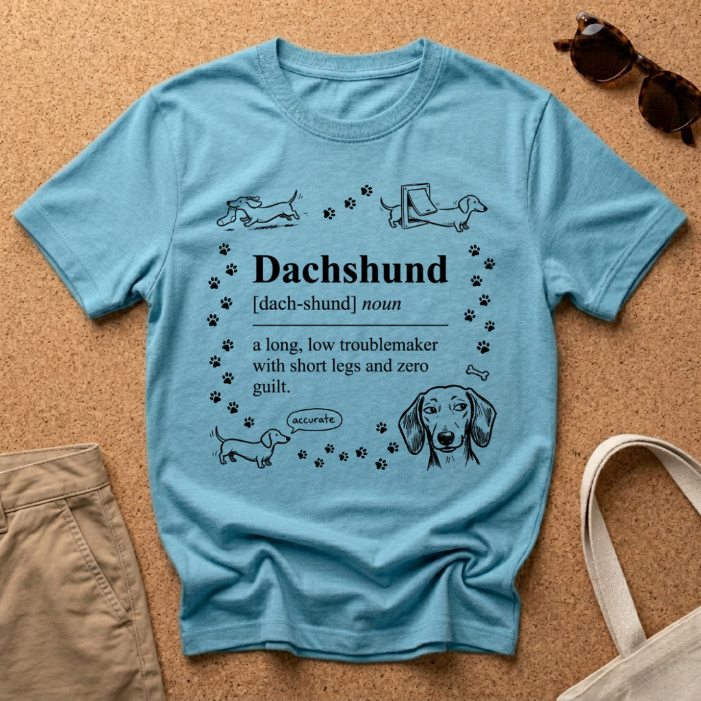 Dachshund Troublemaker Cute T-Shirt