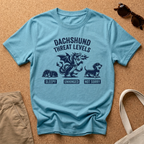 Dachshund Threat Levels Unhinged T-Shirt