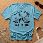 Dachshund Walks Me T-Shirt