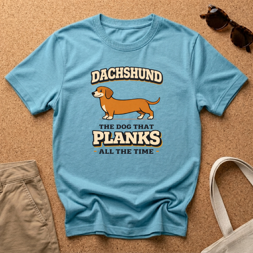 Dachshund Planks T-Shirt