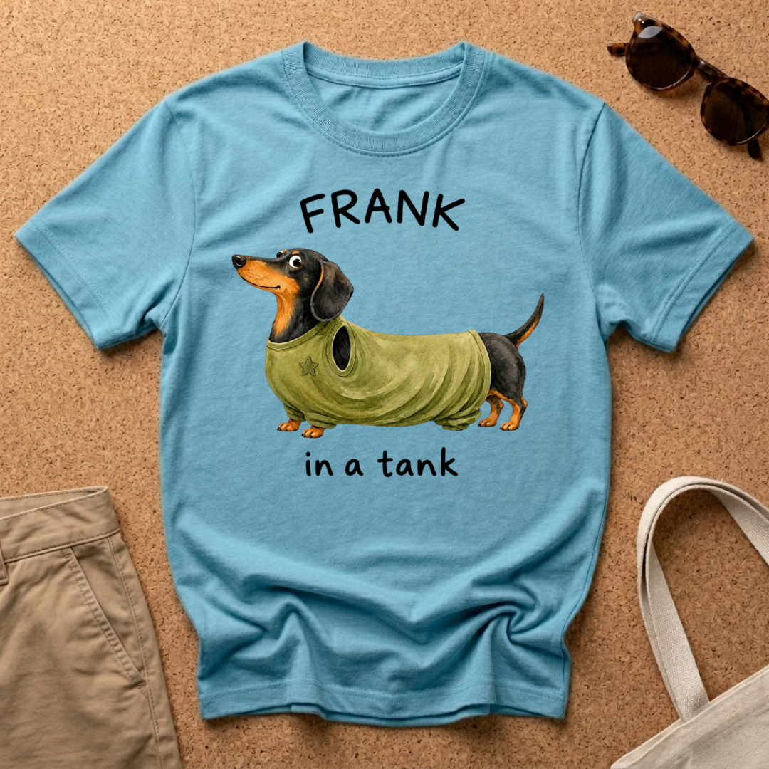 Frank in a Tank T-Shirt