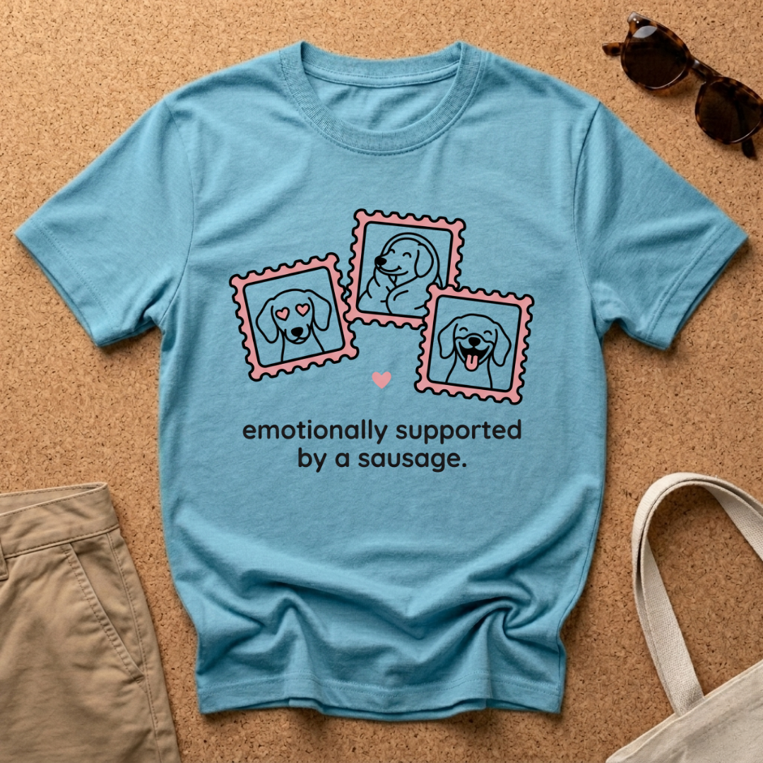 Emotionally Supported Stamps V2 T-Shirt