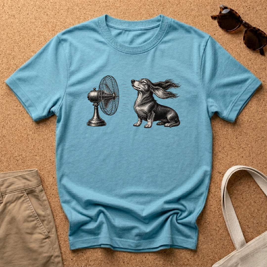 Windblown Dachshund T-Shirt