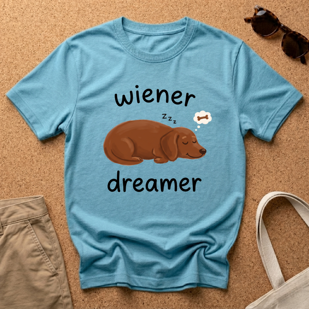 Wiener Dreamer Cartoon T-Shirt