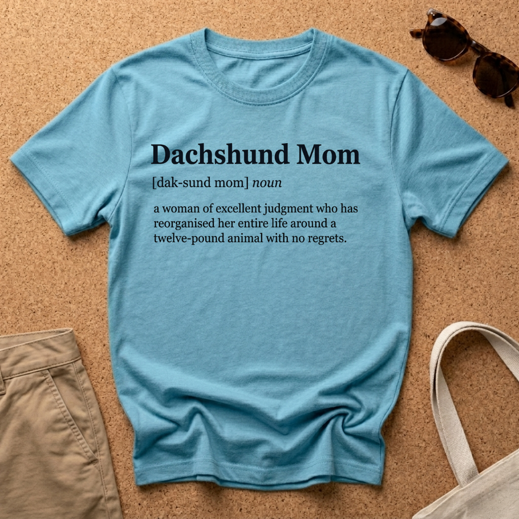 Dachshund Mom Translation T-Shirt
