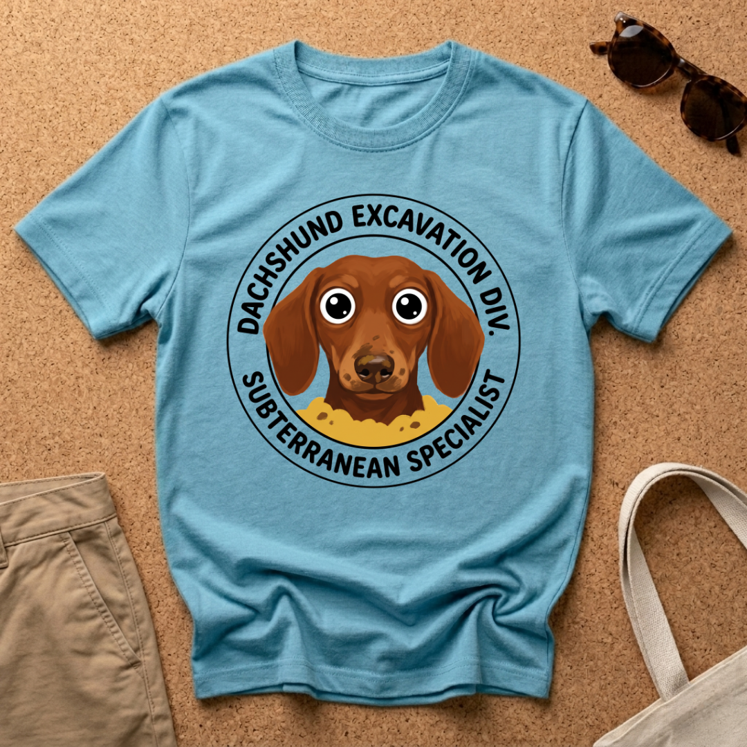 Dachshund Excavation T-Shirt