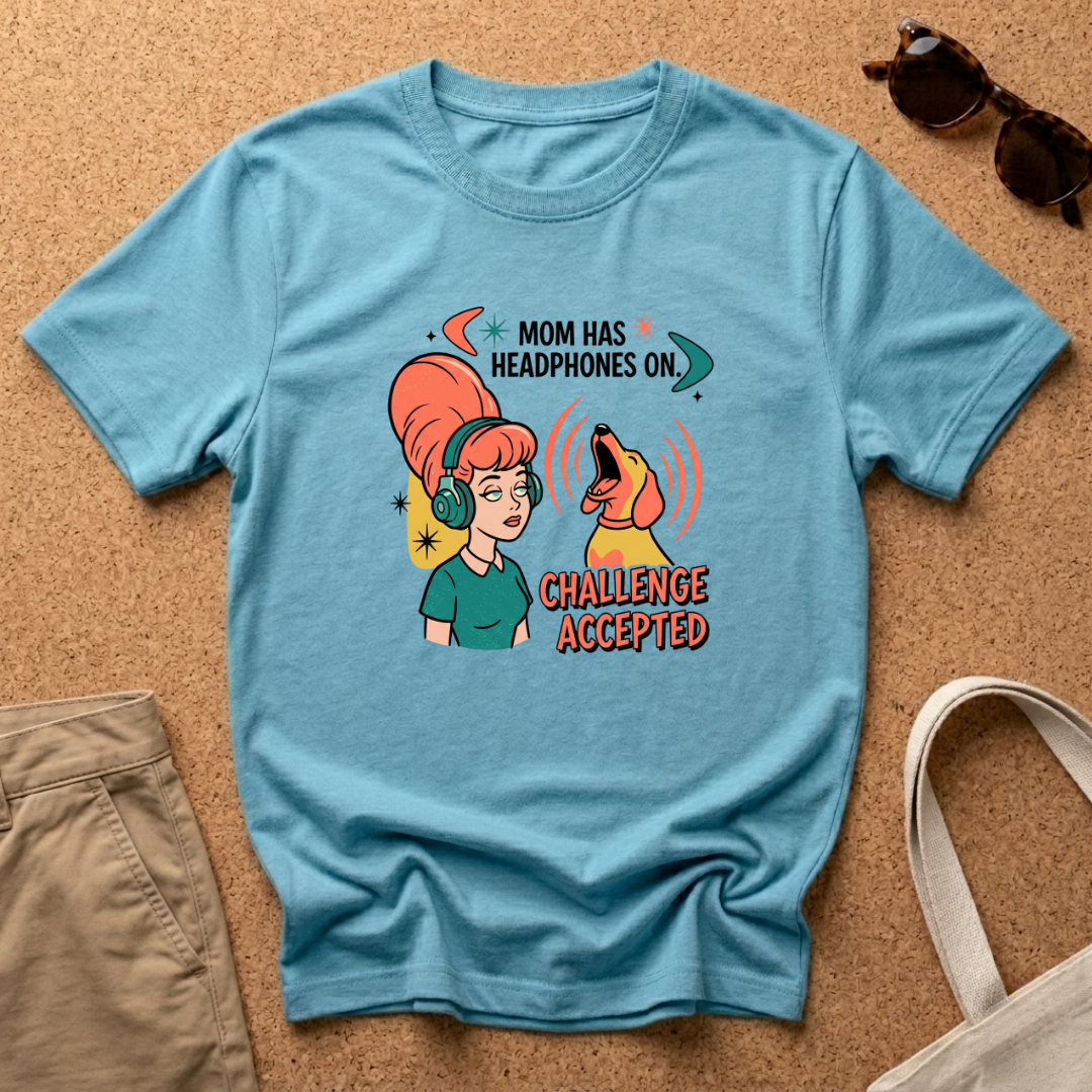 Retro Cartoon Challenge Accepted T-Shirt
